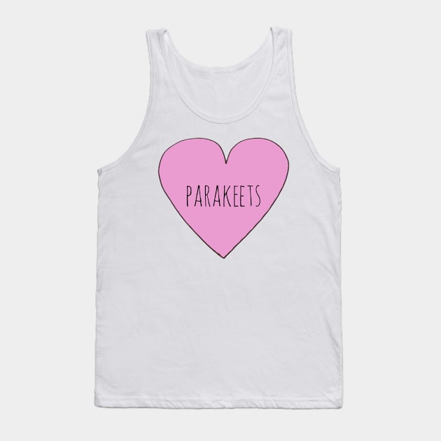 Love Parakeets Tank Top by wanungara